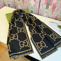 Gucci Fringed Motif Scarf — front