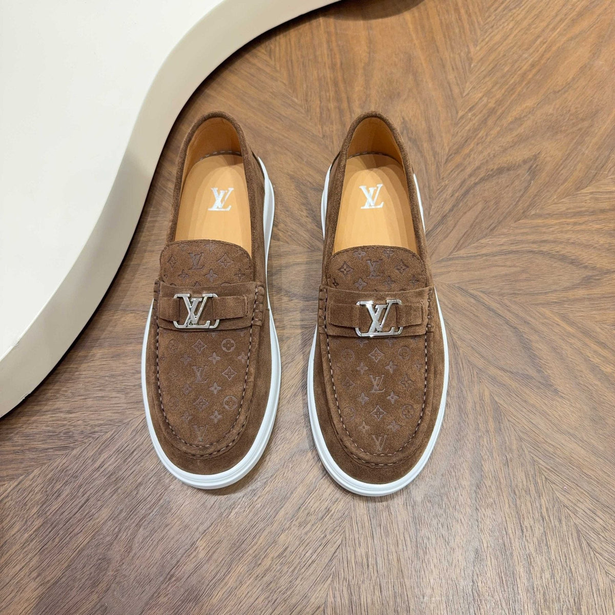 Louis Vuitton Monogram Slip-On Sneakers — front