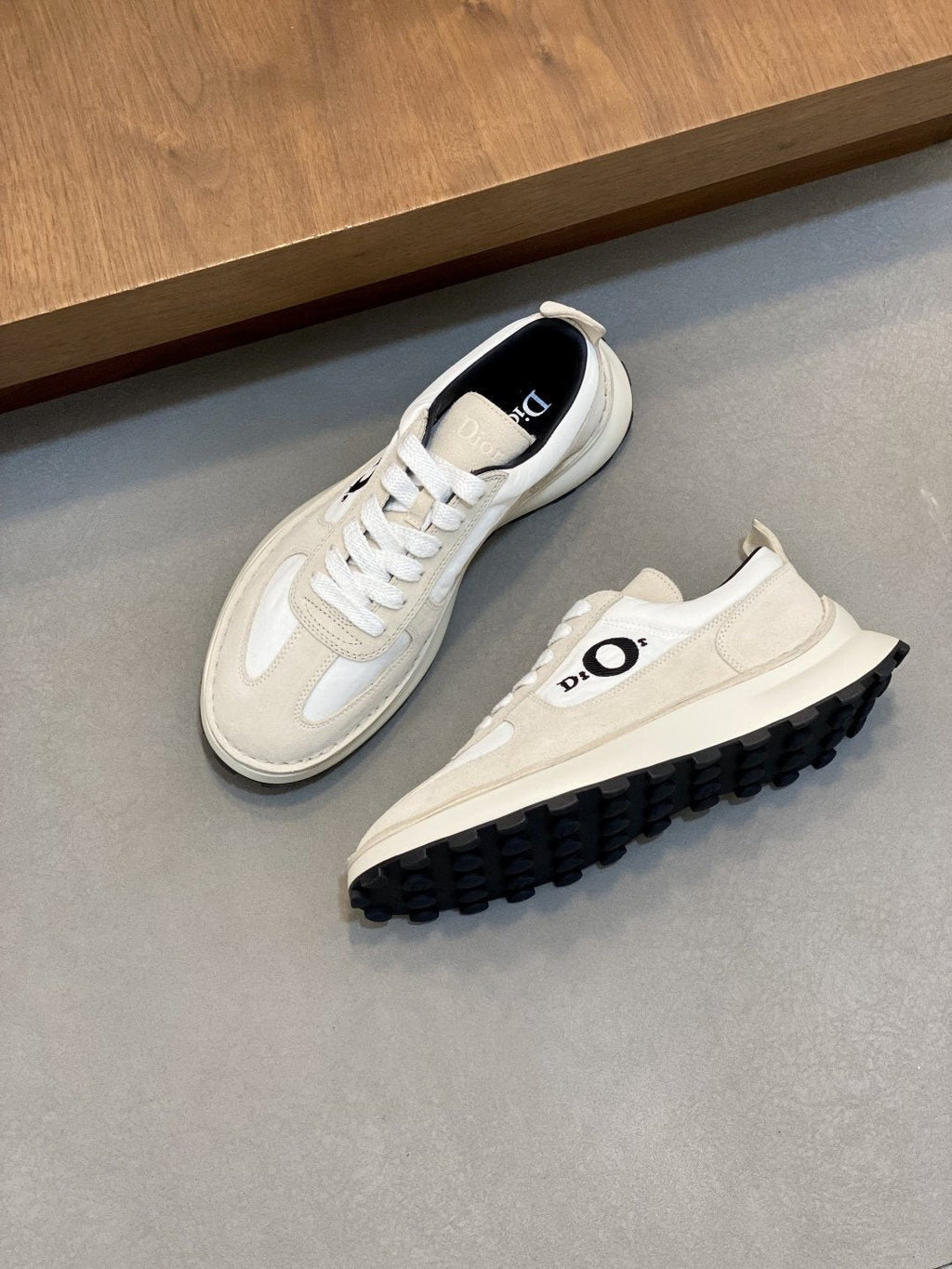 Dior Paneled Low-Top Sneakers — front