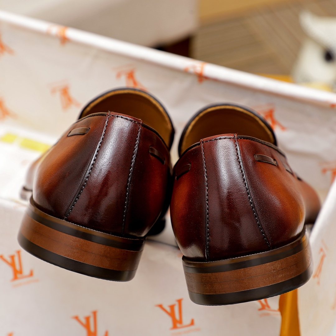 Louis Vuitton Men's Tassel Loafers — side