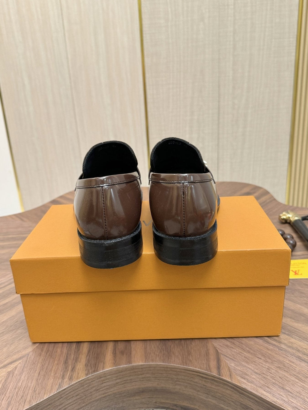 Louis Vuitton Monogram Buckle Loafers — back