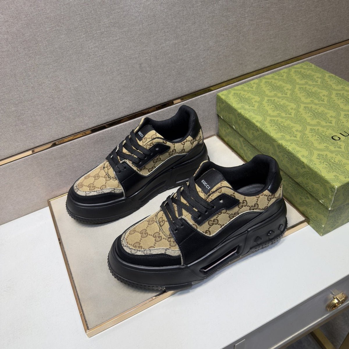 Gucci GG Panel Low-Top Sneakers — front