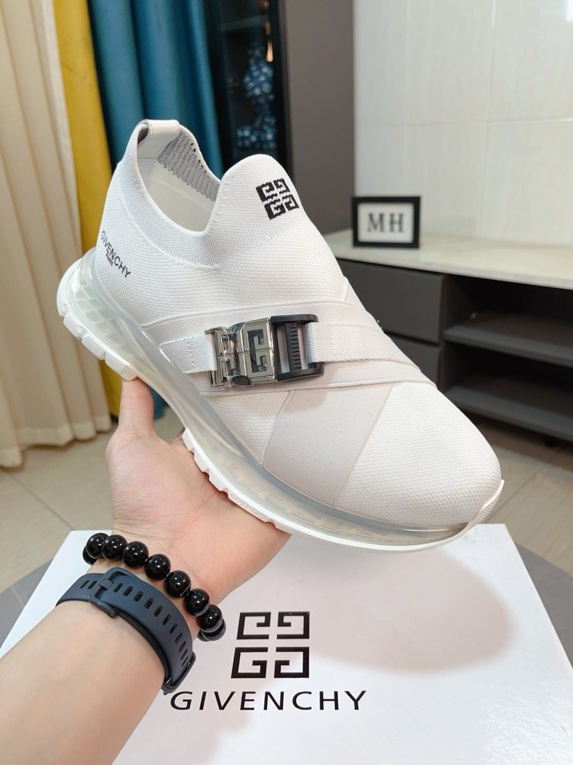 Givenchy Buckle Slip-On Sneakers — front
