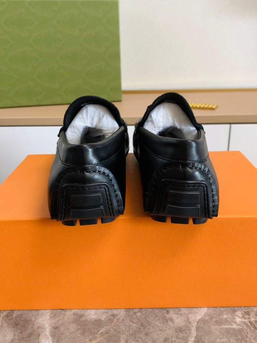 Textured Ornament Loafers — back