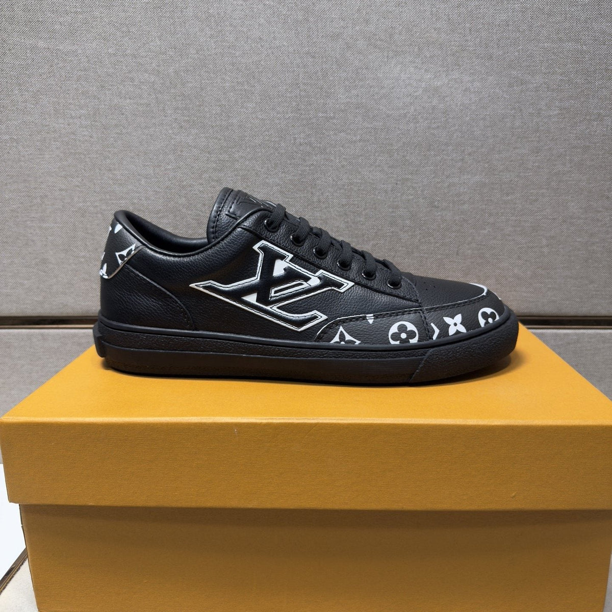 Louis Vuitton Monogram Accent Low-Top Sneakers — side