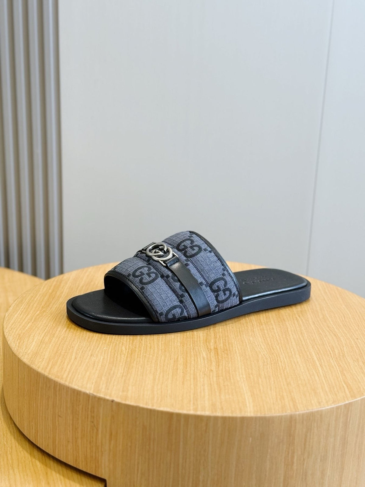 Gucci Interlocking G Slide Sandals — side