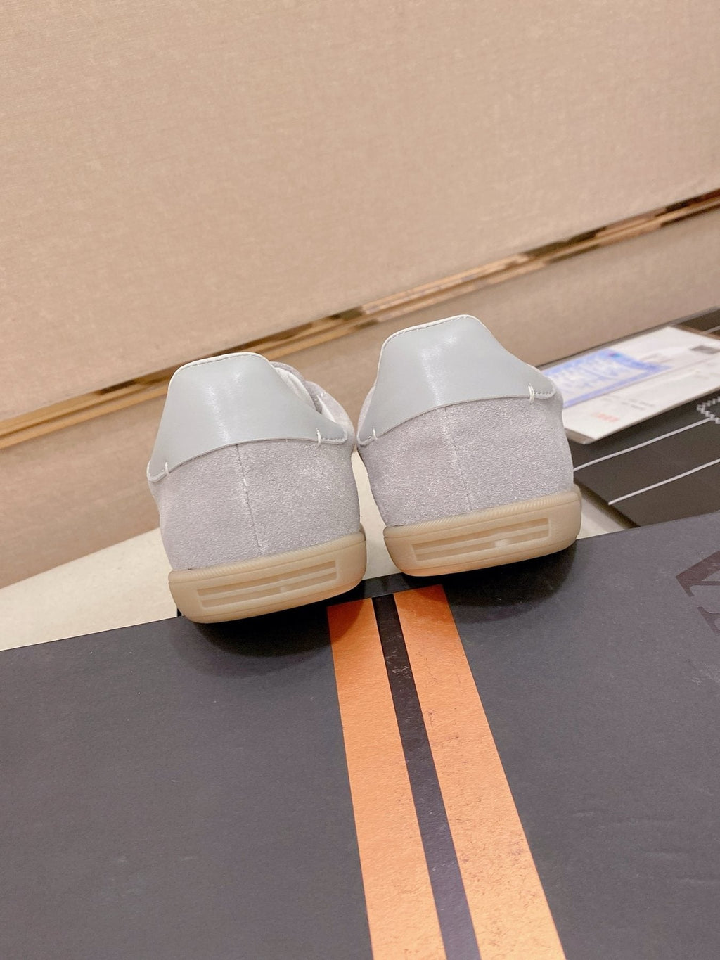 Zegna Suede Low-Top Sneakers — back