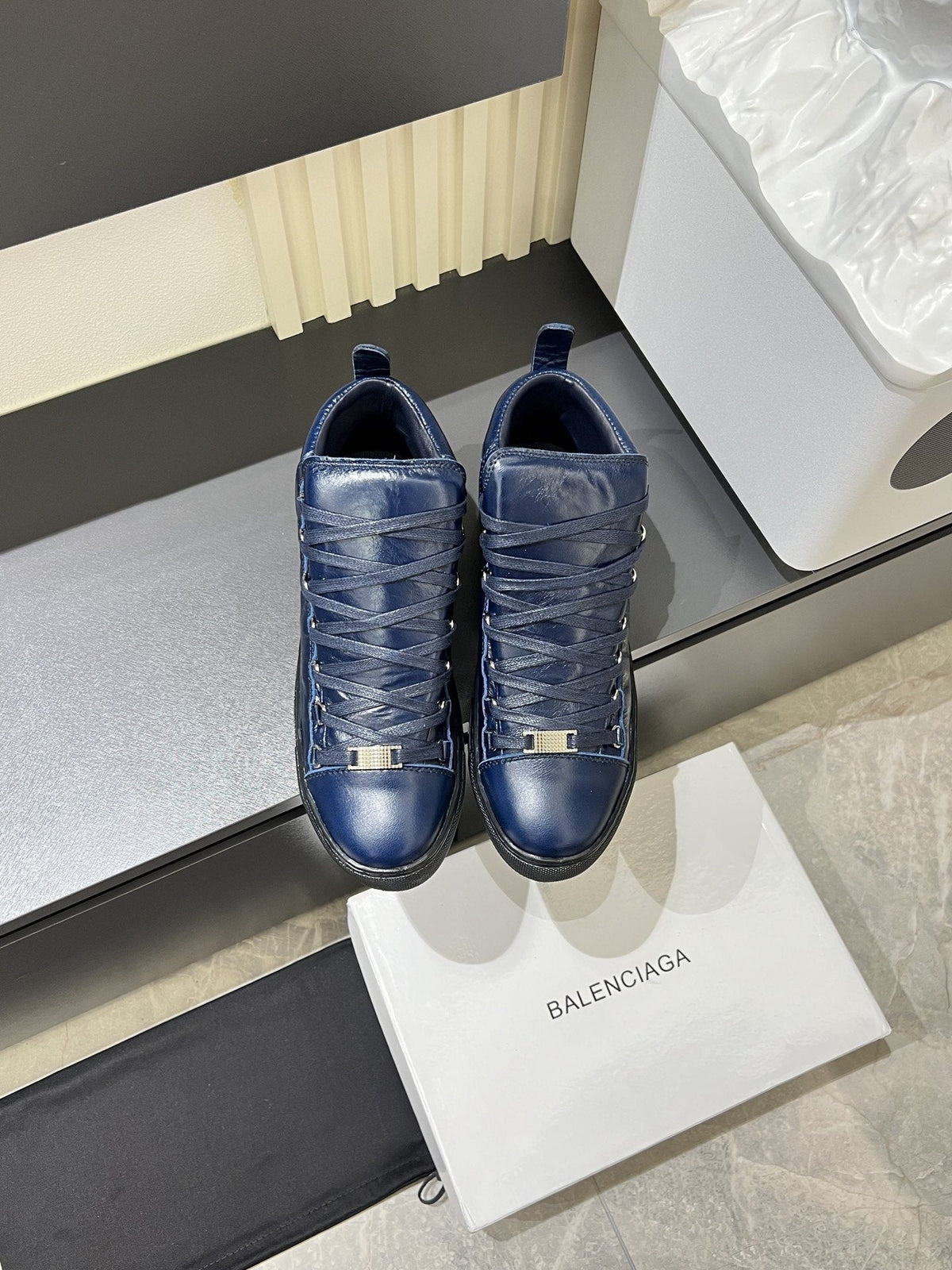 Balenciaga Lace-Up High-Top Sneakers — hero