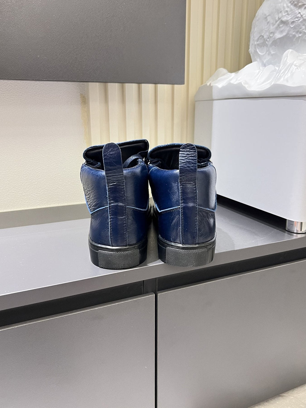 Balenciaga Lace-Up High-Top Sneakers — back