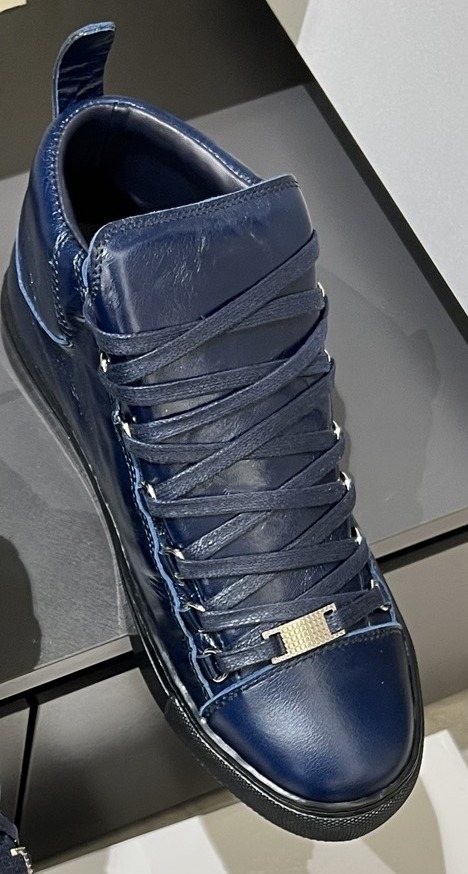 Balenciaga Lace-Up High-Top Sneakers — front