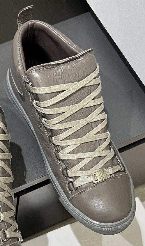 Balenciaga Lace-Up High-Top Sneakers — front