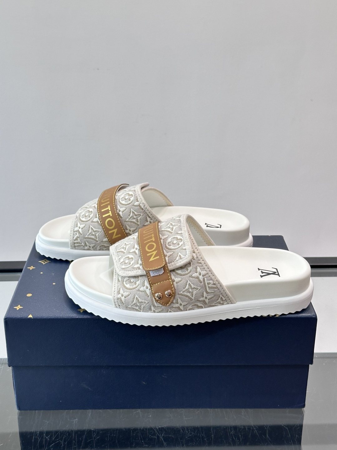 Louis Vuitton Two-Strap Slide Sandals — side