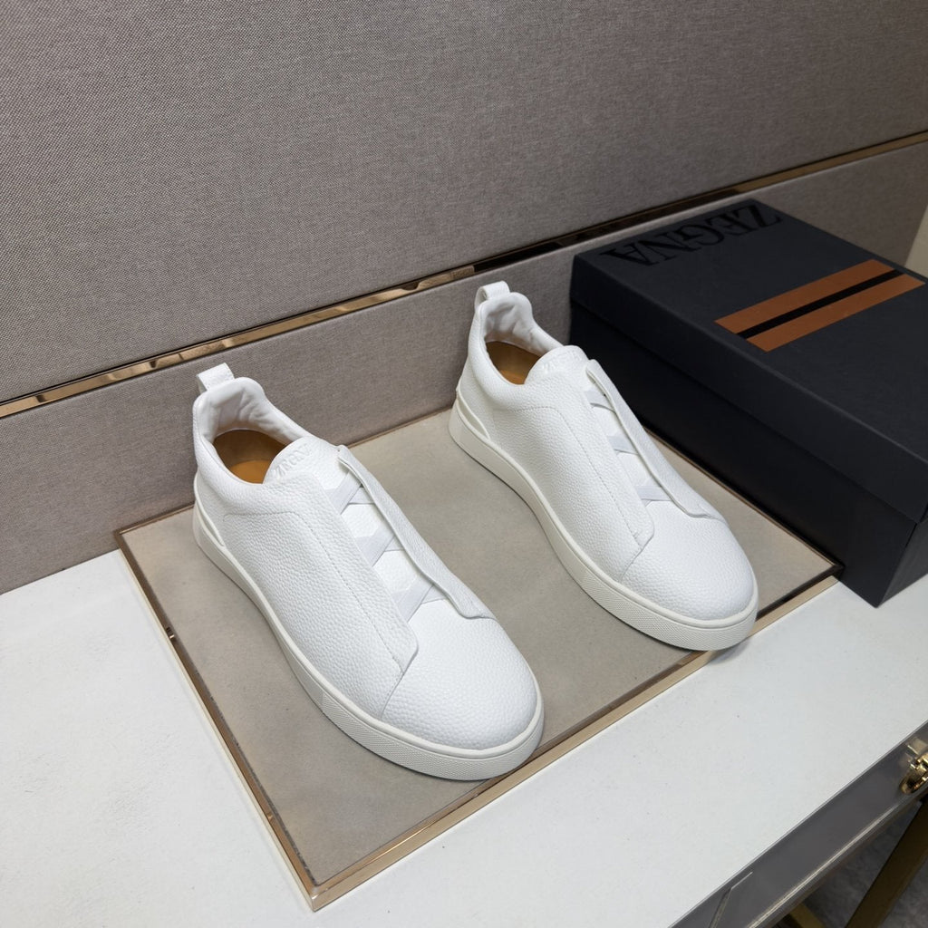 ZEGNA Textured Low-Top Sneakers — hero