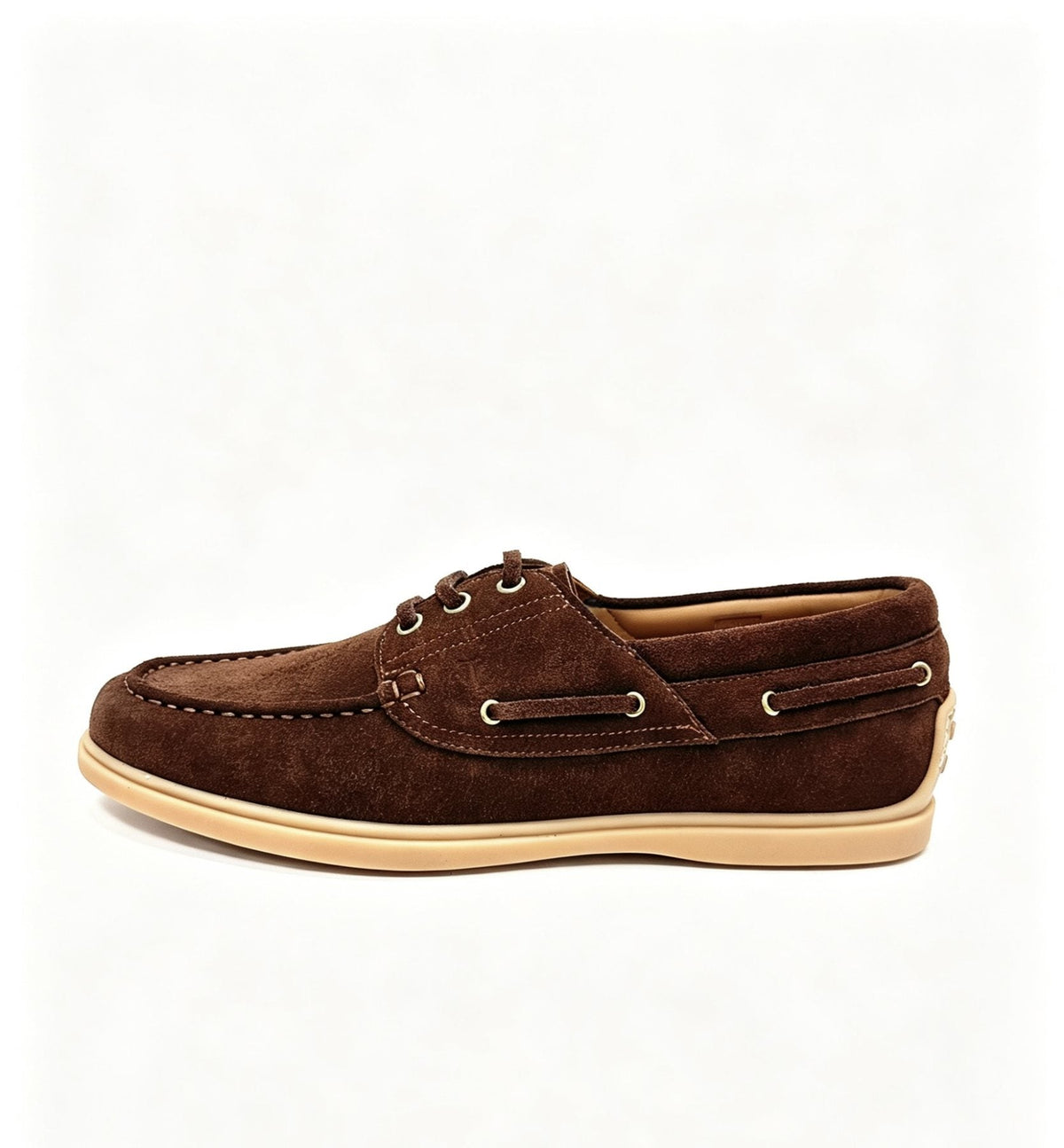 Tod's Navy Blue Boat Shoes — front