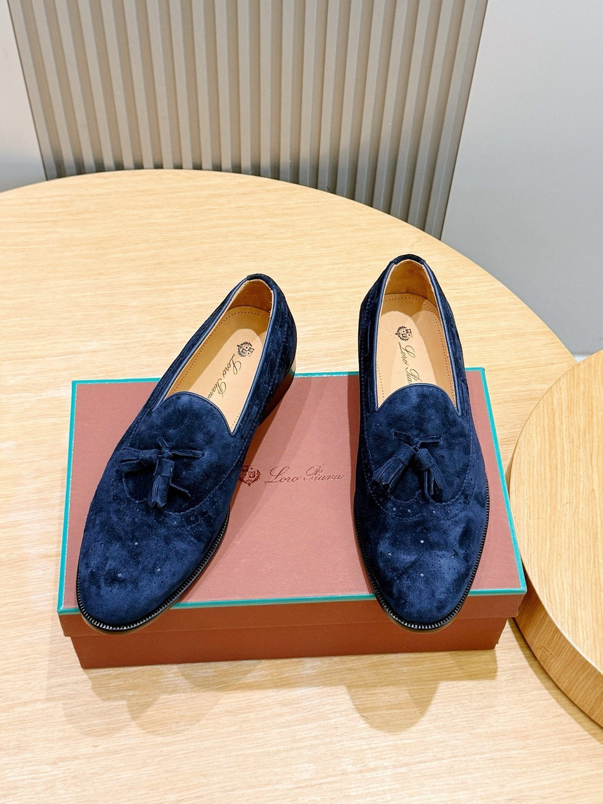 Loro Piana Suede Tassel Loafers — hero