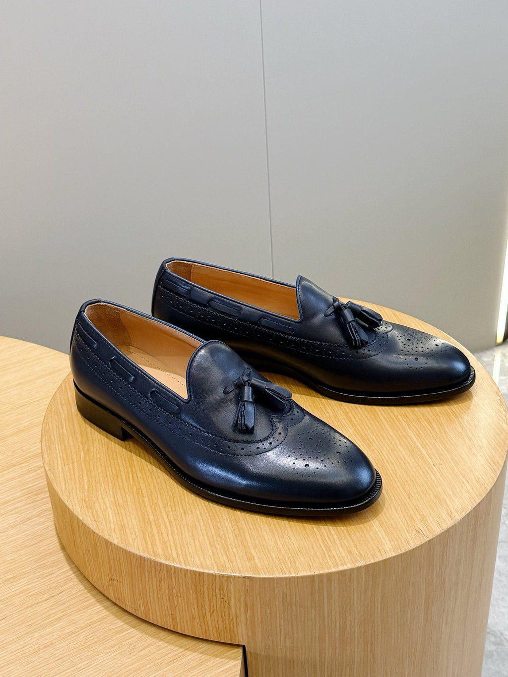 Loro Piana Suede Tassel Loafers — front