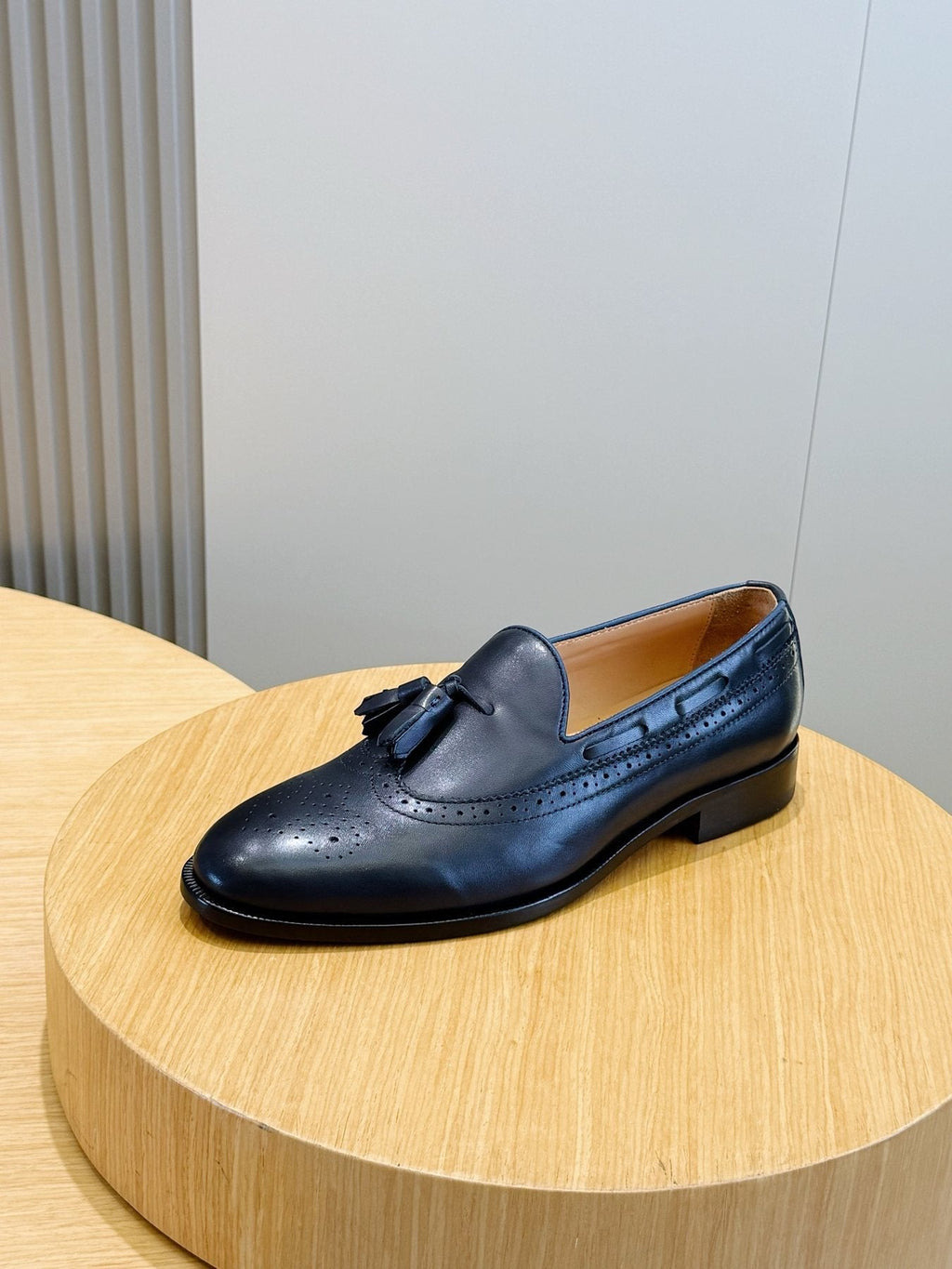 Loro Piana Suede Tassel Loafers — side