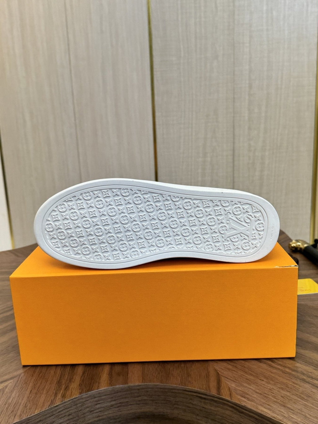 Louis Vuitton LV Logo Slip-On Shoes — detail