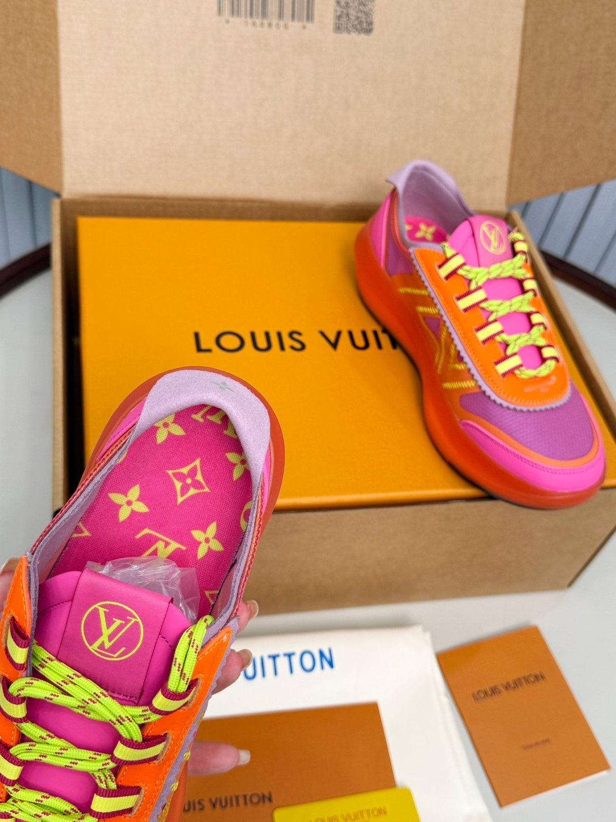 Louis Vuitton Sprint Mesh Sneakers — detail