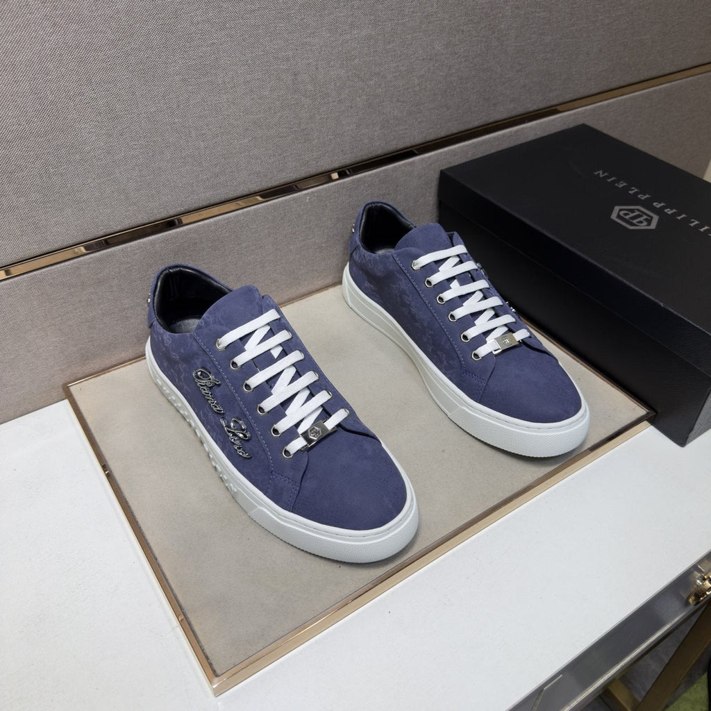 Philipp Plein Script Detail Low-Top Sneakers — front