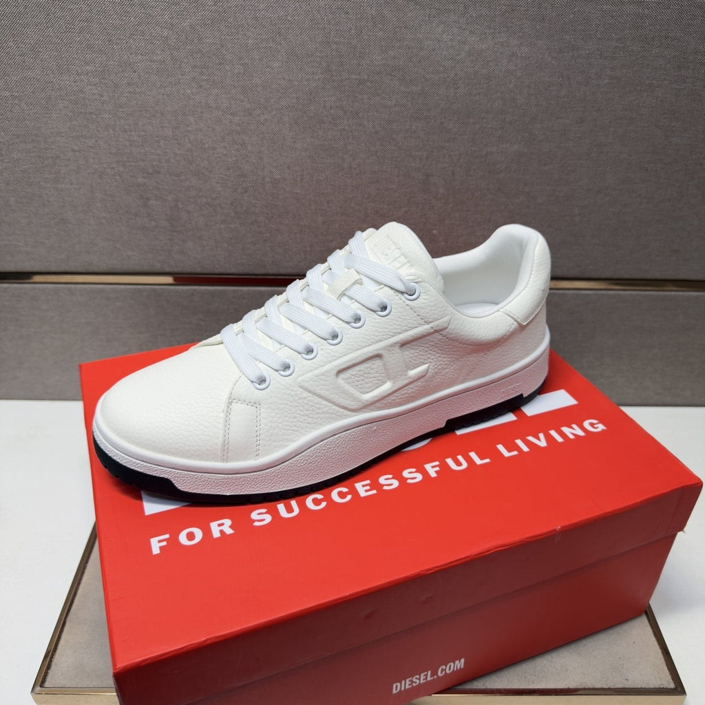 DIESEL Paneled Low-Top Sneakers — side