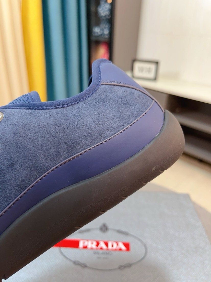 Prada Mesh Slip-On Sneakers — detail