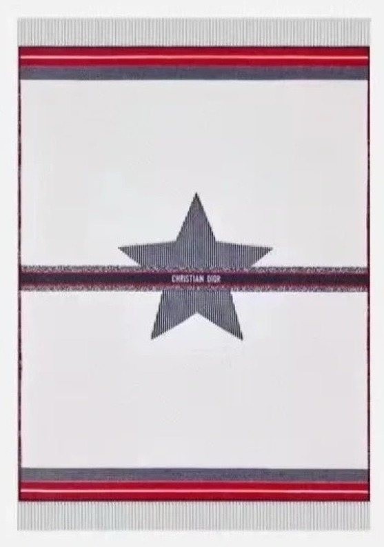 Dior Star Fringed Shawl — hero