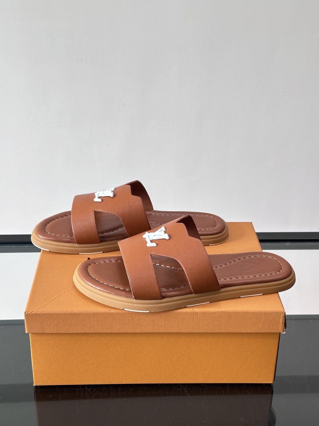 Louis Vuitton Isola Monogram Slide Sandals — side