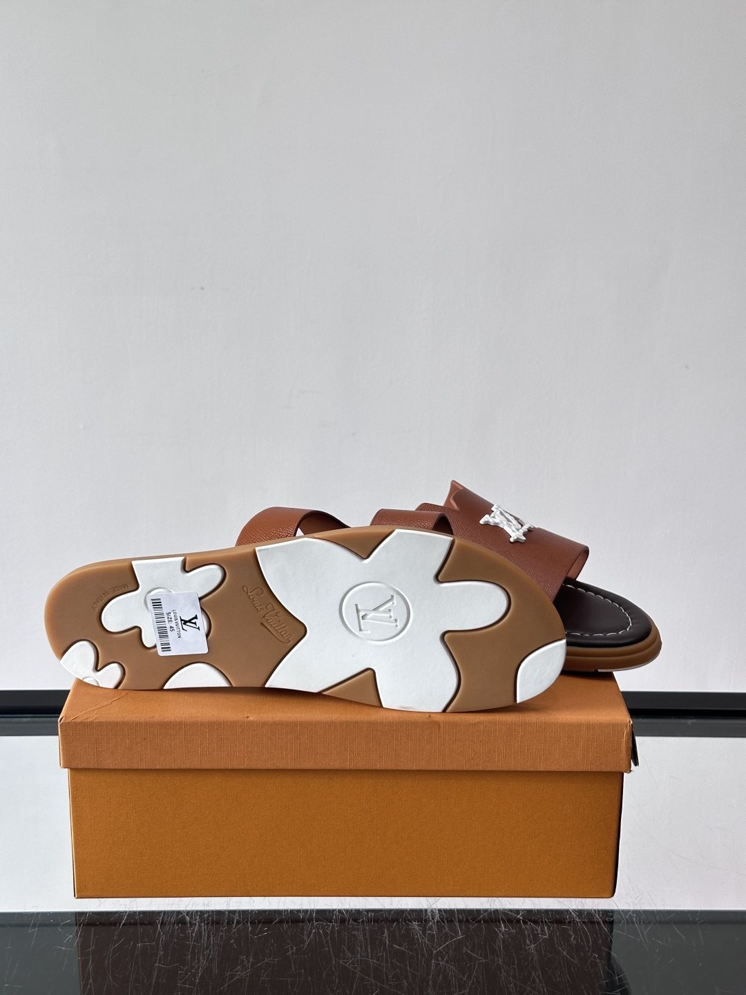Louis Vuitton Isola Monogram Slide Sandals — detail