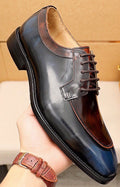 Louis Vuitton Dark Brown & Black Oxford Shoes — hero