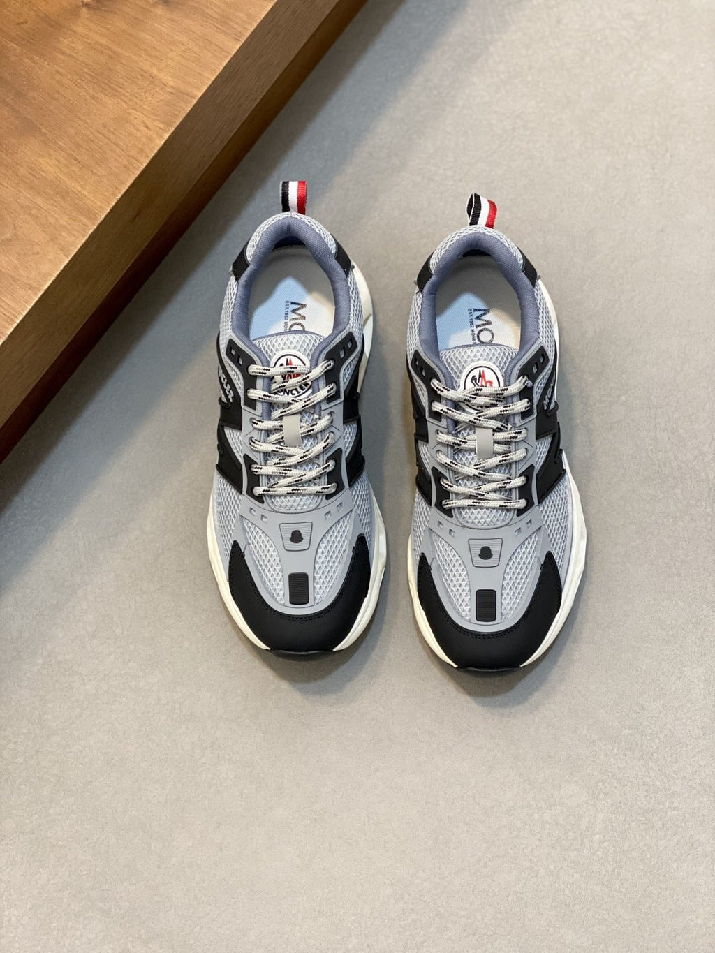 Moncler Mesh Panel Sneakers — front
