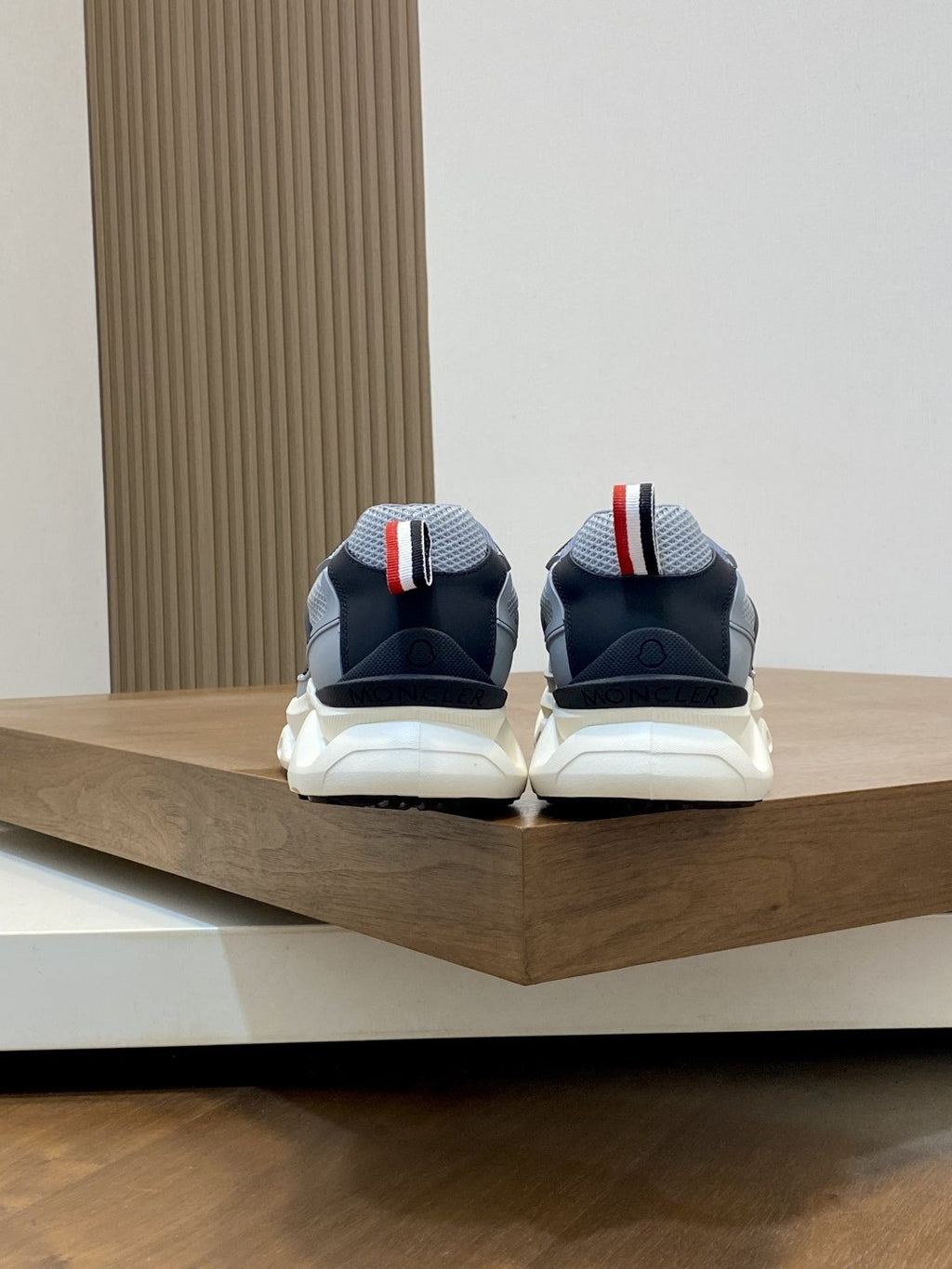 Moncler Mesh Panel Sneakers — back