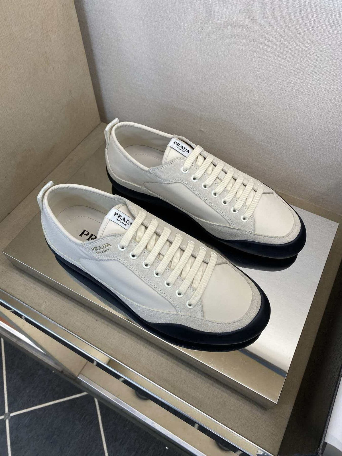 Prada Men’s Low-Top Sneakers — front