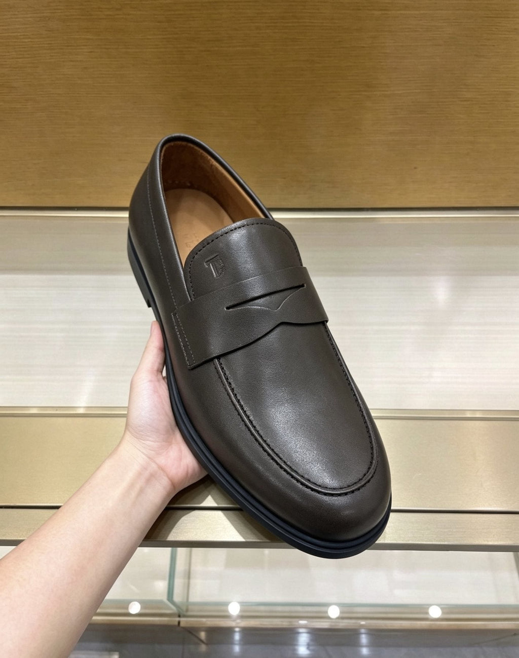 Tod's Apron-Toe Slip-On Loafers — model