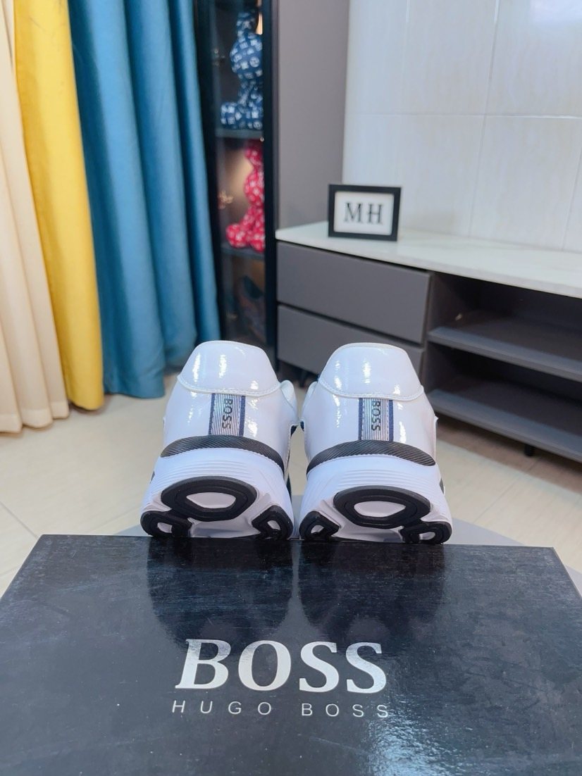 Hugo Boss Color-Block Low-Top Sneakers — back