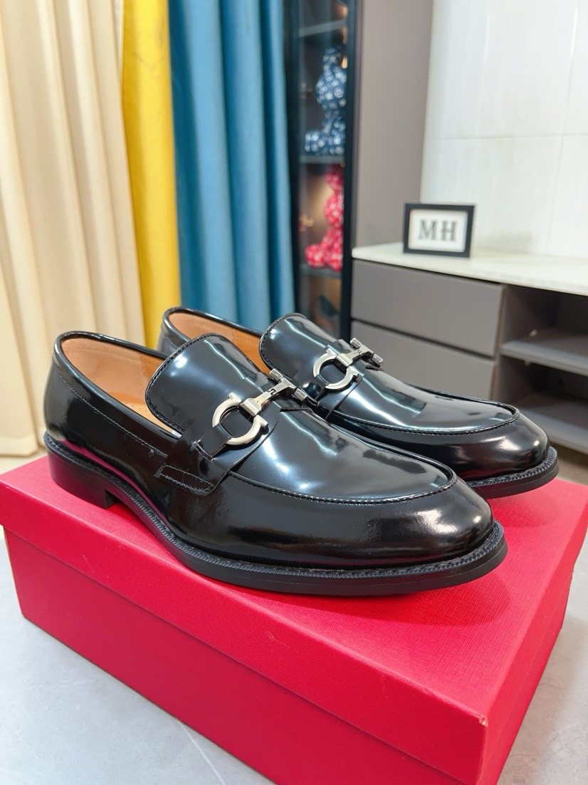 Ferragamo Men's Bit Loafers — hero