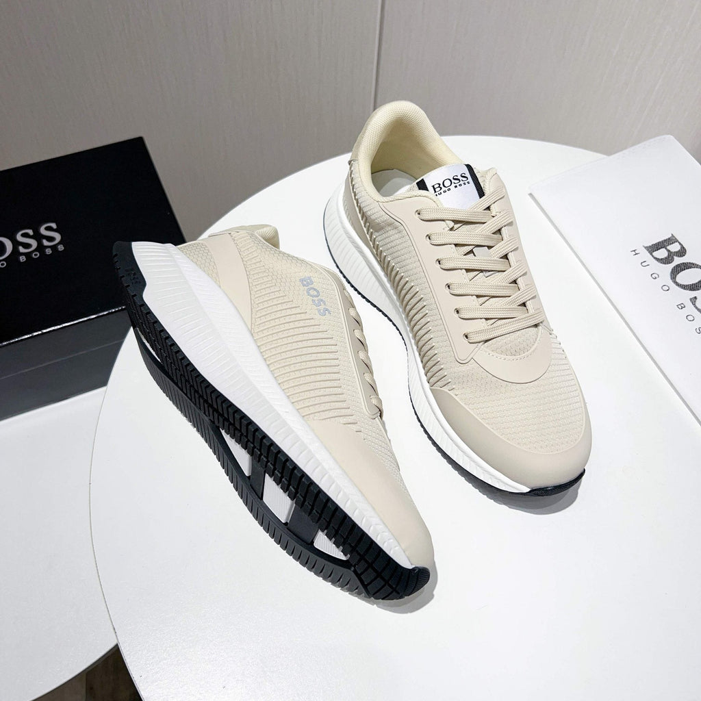 BOSS Knit Low-Top Sneakers — side