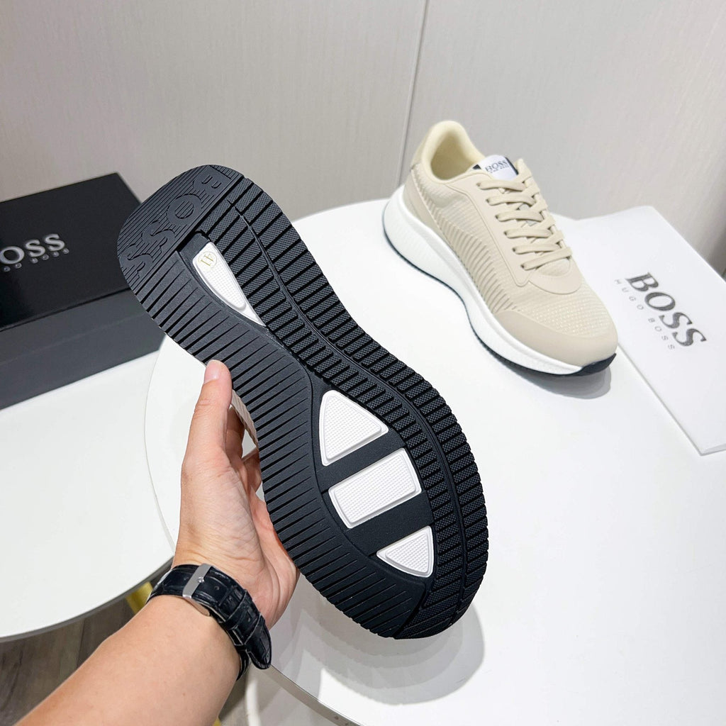 BOSS Knit Low-Top Sneakers — side