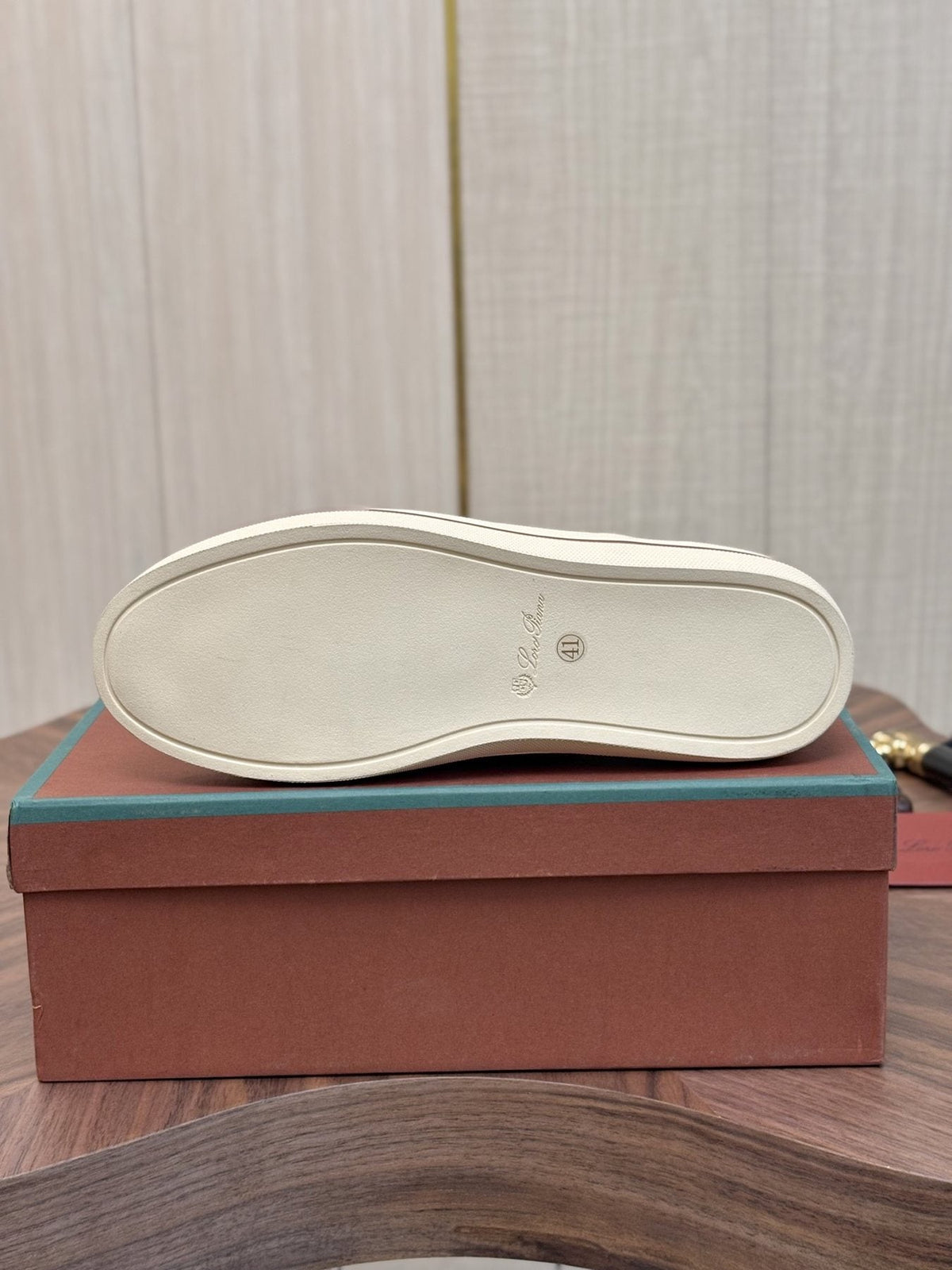 Loro Piana Low-Top Canvas Sneakers — back