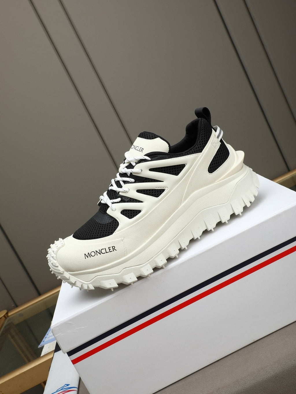 Moncler Lug-Sole Trail Sneakers — side