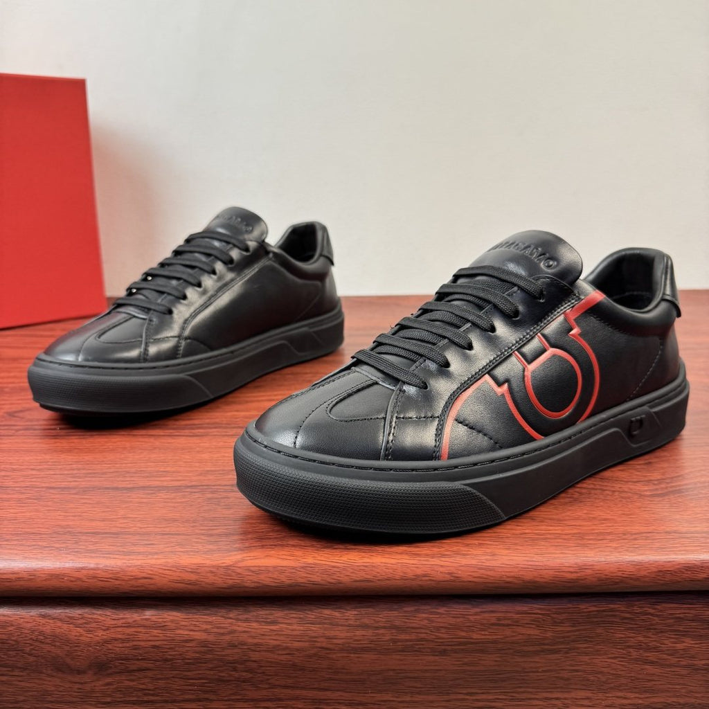 Ferragamo Gancini Low-Top Sneakers — side