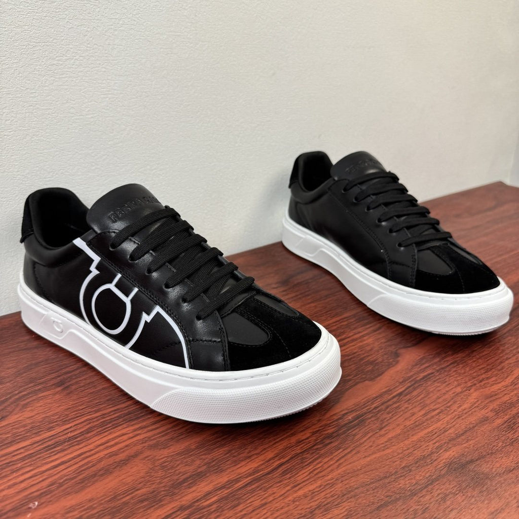 Ferragamo Gancini Low-Top Sneakers — front