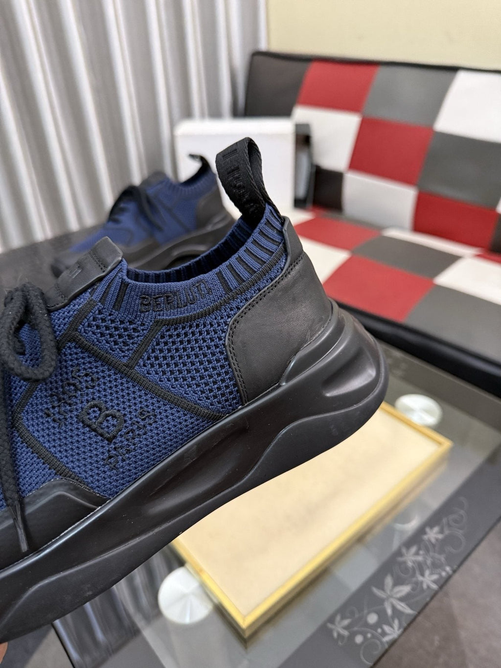 微商相册测试鞋子-Berluti Men's Mesh Low-Top Sneakers — detail