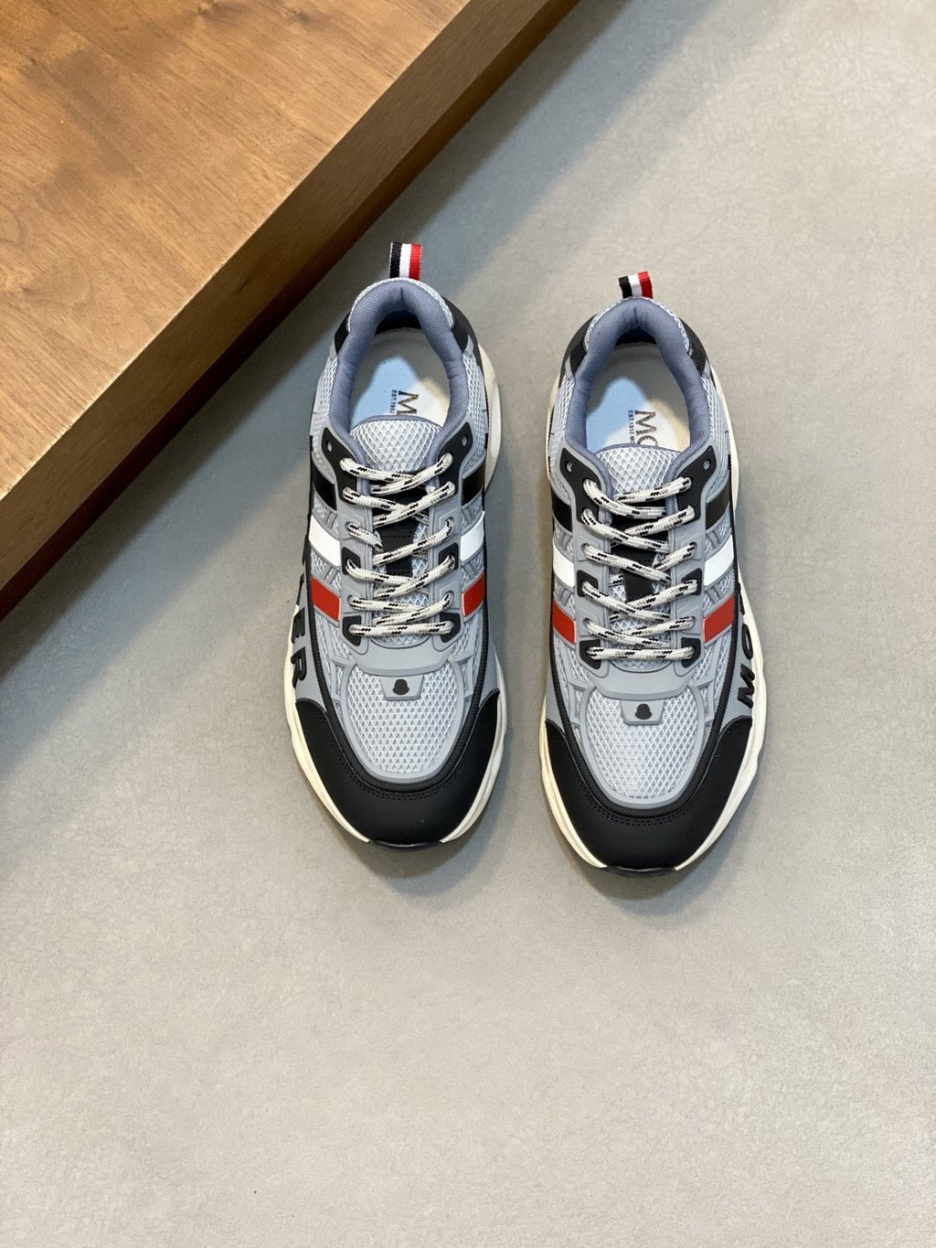 Moncler Mesh Panel Sneakers — front