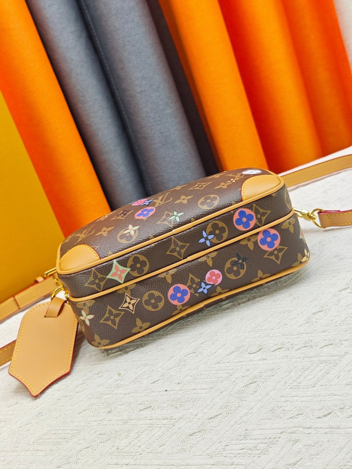 Louis Vuitton Monogram Floral Shoulder Bag — side