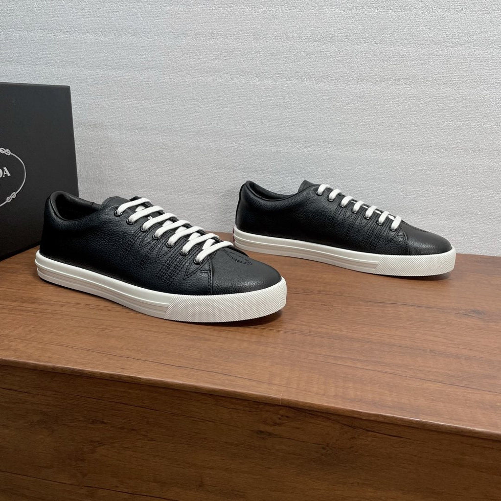 Prada Low-Top Lace-Up Sneakers — side