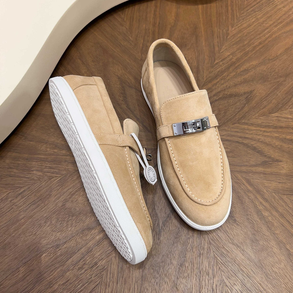 Men’s Textured Bar Loafers — side