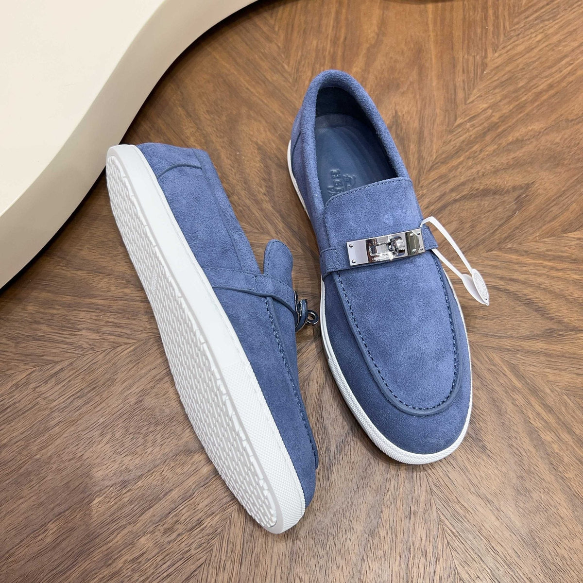 Men’s Textured Bar Loafers — side