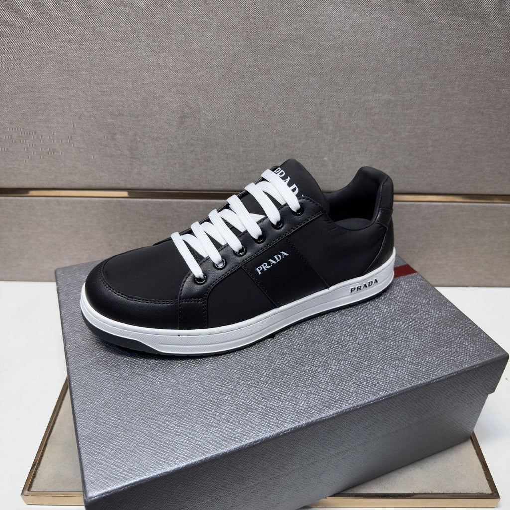 Prada Men's Low-Top Lace-Up Sneakers — front