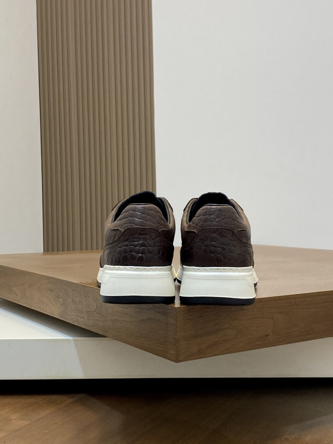 ZILLI Textured Low-Top Sneakers — back